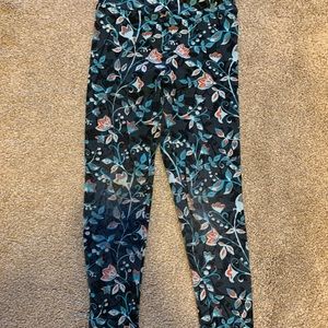 LuLaRoe Kids Floral Leggings